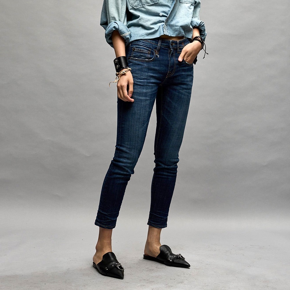R13 Dark Blue Boy Skinny Jeans